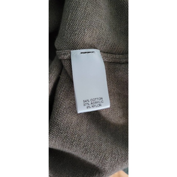 Roundtree & Yorke Mens Sweater Size XL Brown Quarter Zip Mock Neck Pullover Knit - Picture 6 of 7